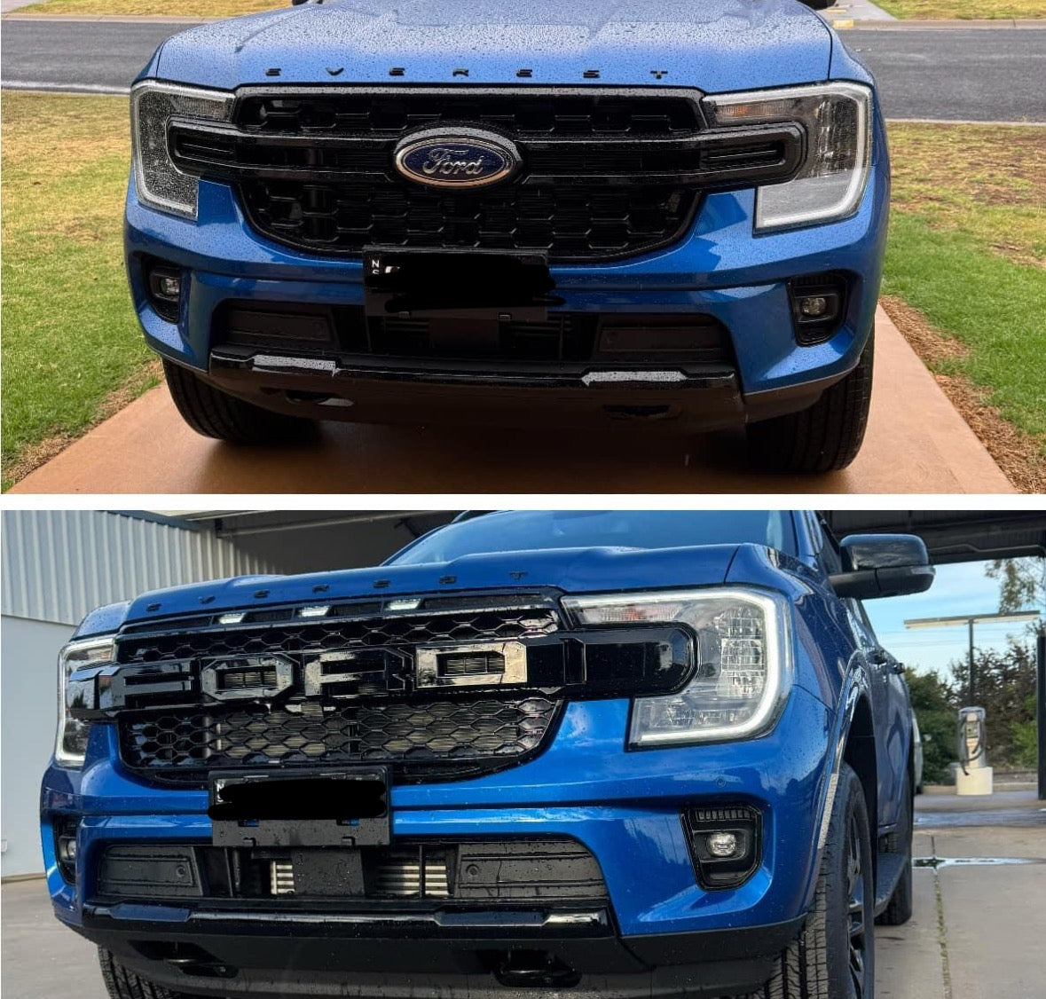 Gloss Raptor Style Grilles to Suit Ranger & Everest