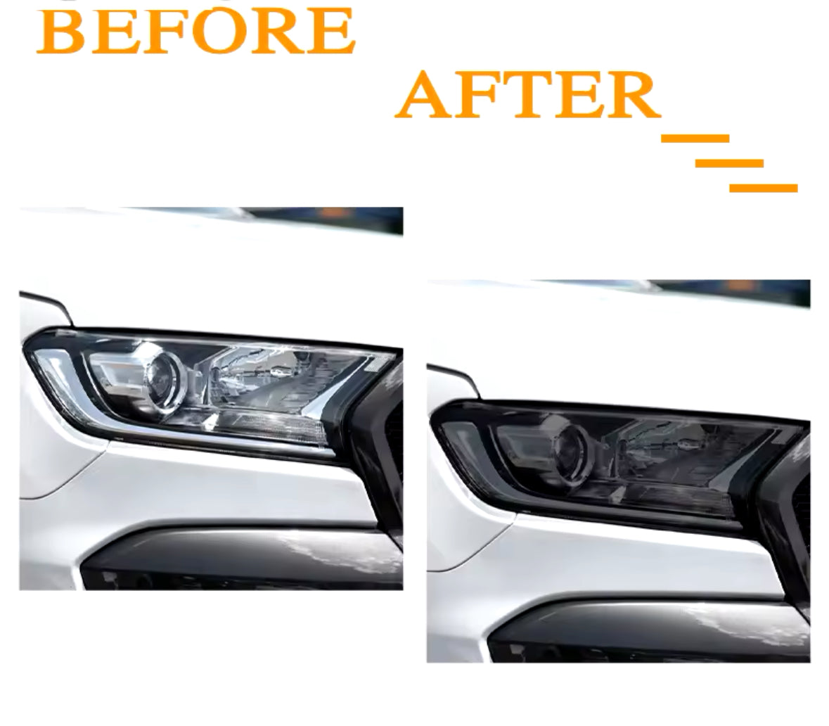 PX2 & PX3 Ranger Headlight Protective Tint Film