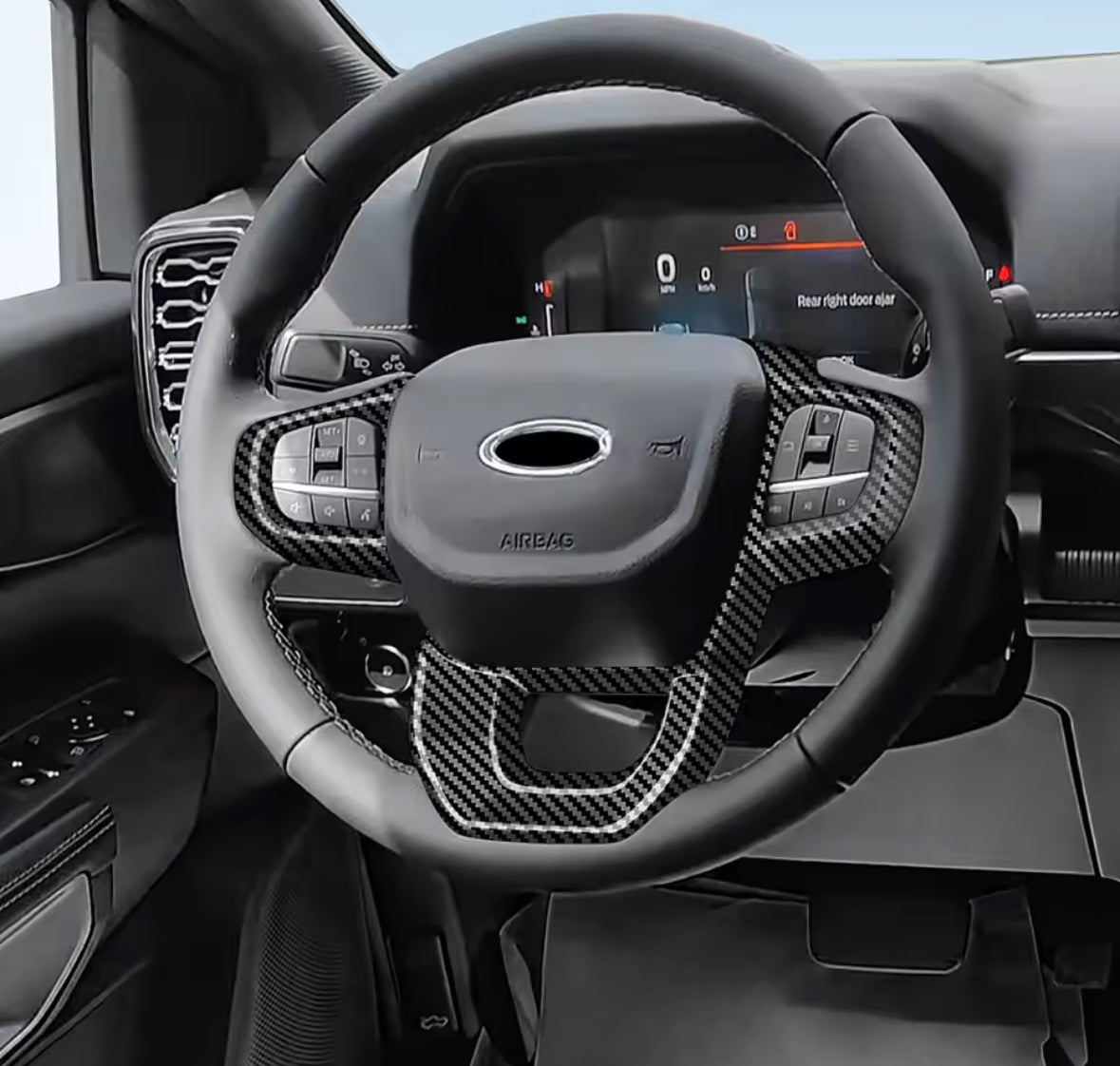 Next Gen Carbon Fibre Steering Wheel Overlay