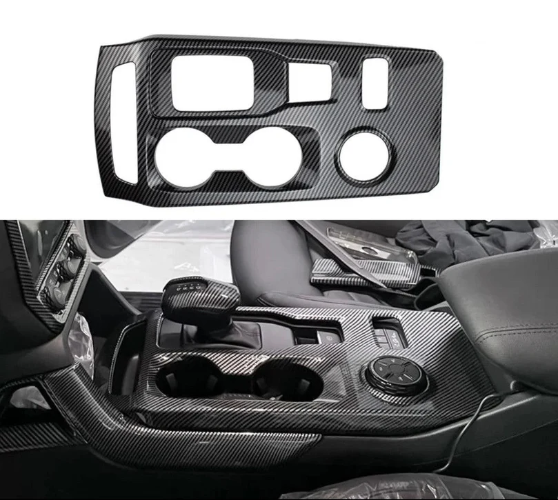 Next Gen Everest Centre Console Carbon Fibre Trim Cover