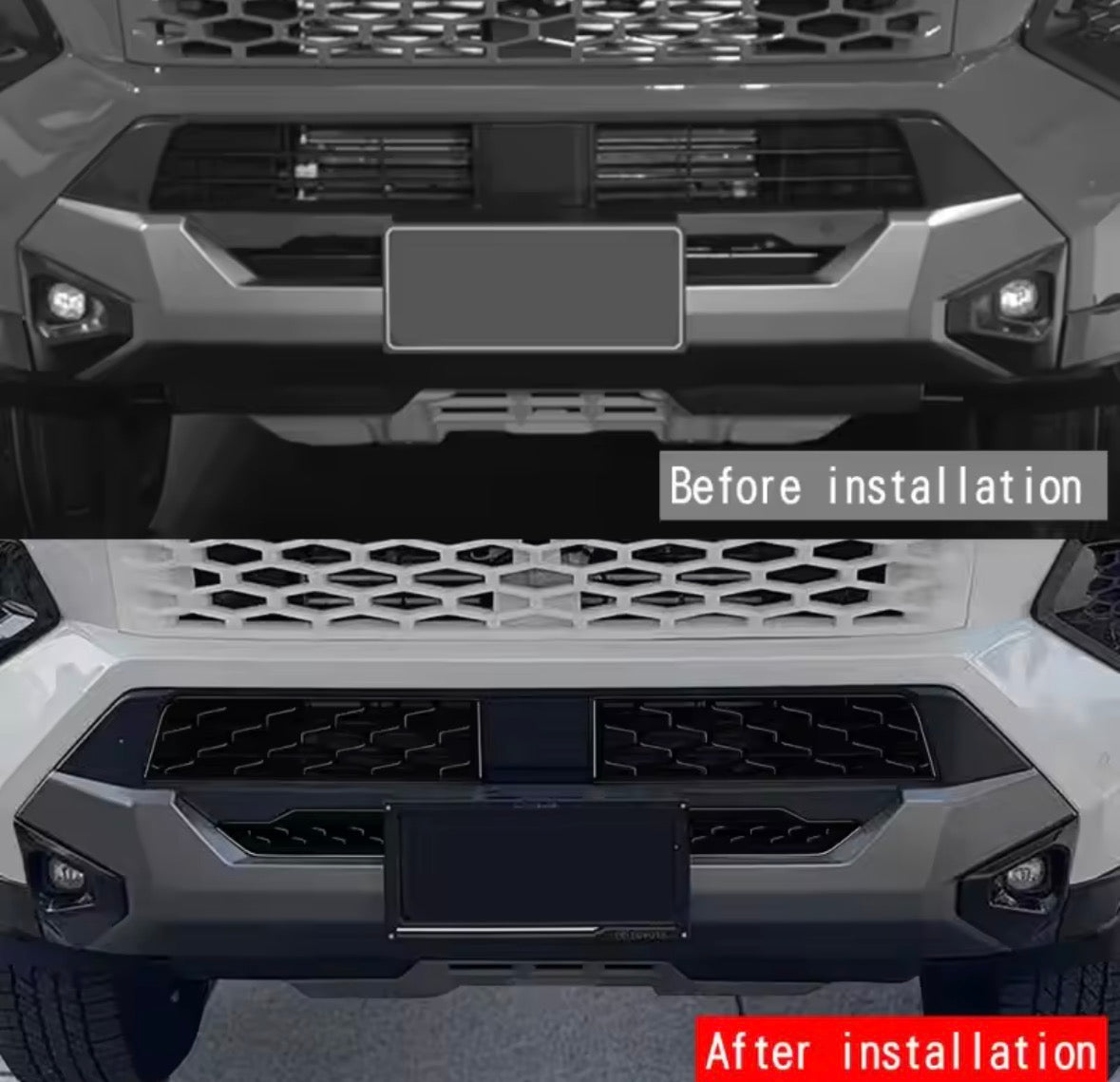Hilux N90 Lower Bumper Grille Overlay