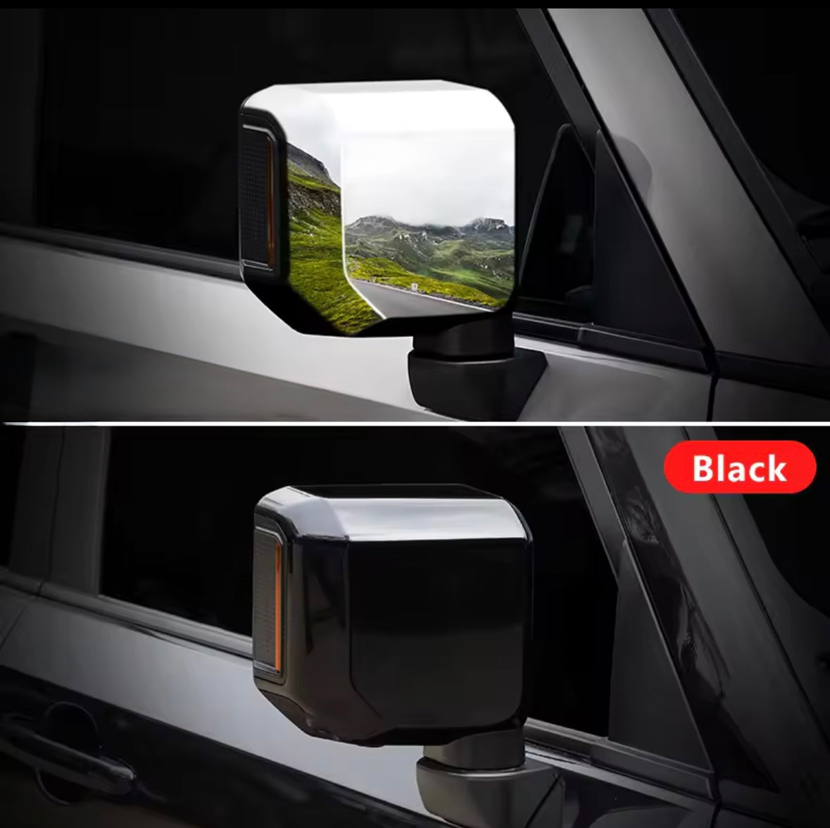 Toyota Prado 250 - Mirror Cover Overlay