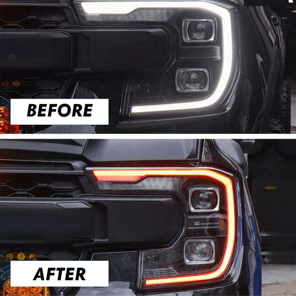 LAVA AMBER DAYTIME RUNNING LIGHT DRL LED MODULE FOR FORD RANGER INC. RAPTOR (2022-PRESENT) MATRIX HEADLIGHT ONLY