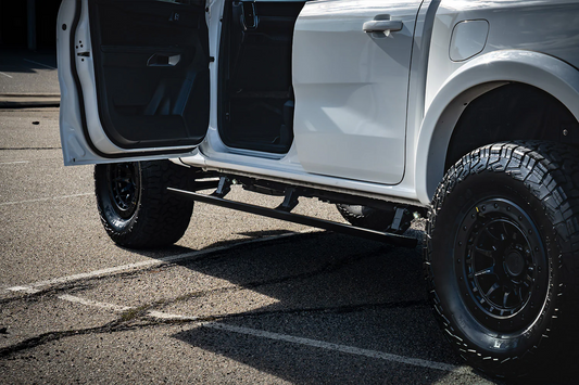 NEXT GEN FORD RANGER ELECTRIC SIDE STEPS (MY22+) - SUIT RAPTOR ALSO VIKOR INDUSTRIES