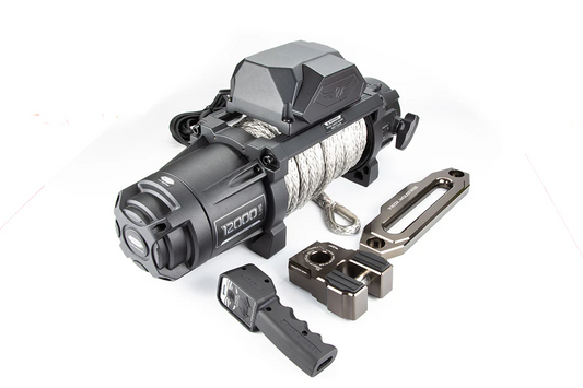 RESCUE VI WINCH - 12000LB 4X4 WINCH WITH SYNTHETIC ROPE